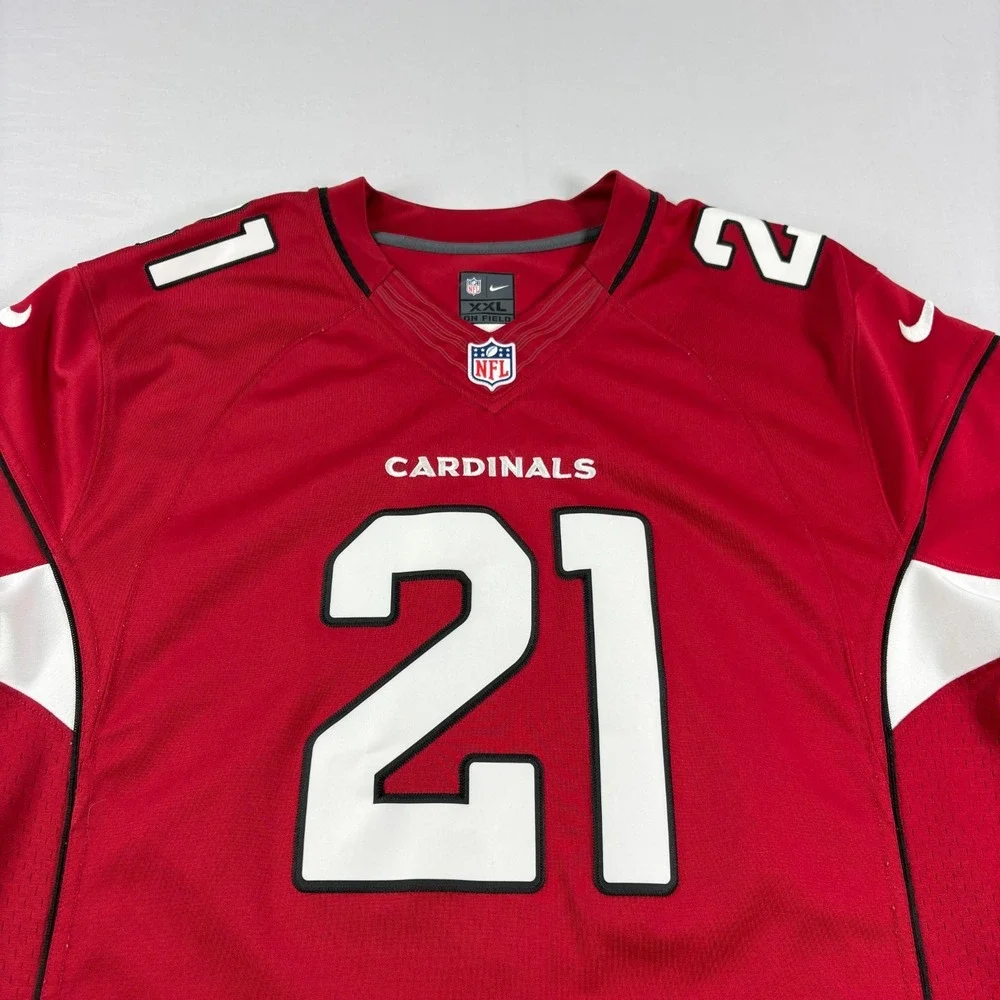 Patrick Peterson Jersey Men 2XL Red Arizona Cardinals Nike On Field Stitched NFL